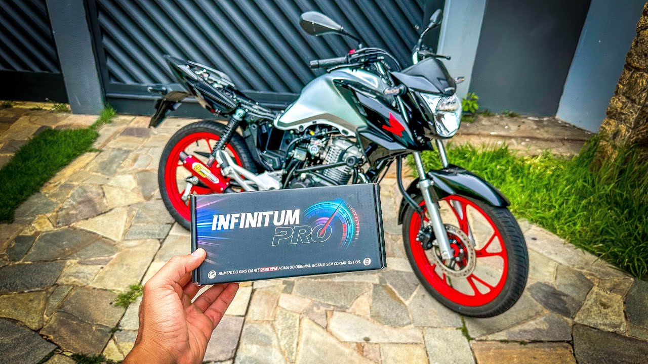 TESTEI O INFINITUM PRO SERVITEC NA TITAN 160 2023, FICOU MUITO FORTE