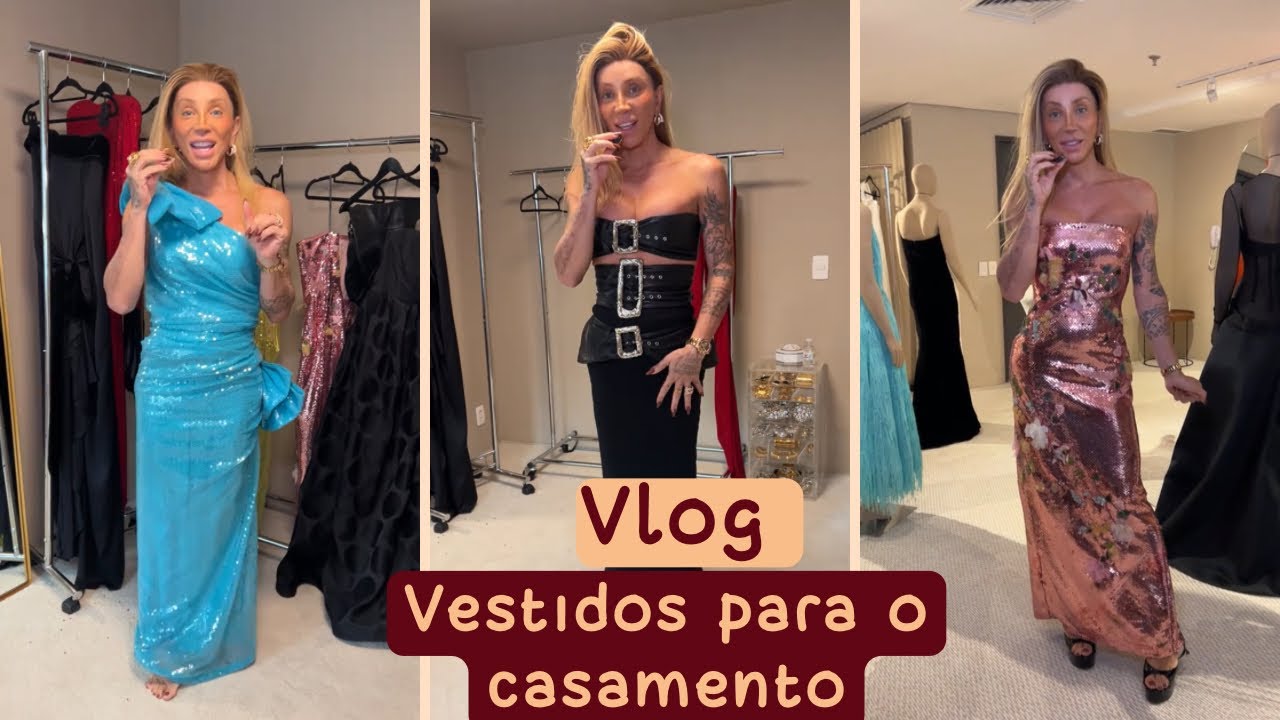 PROVANDO VESTIDOS PARA O CASAMENTO. QUAL GOSTARAM?♥️🥰
