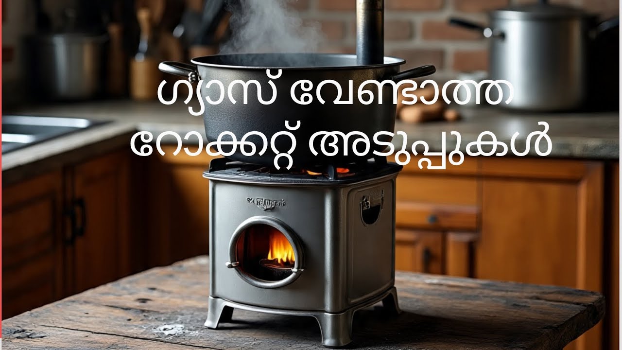 റോക്കറ്റ് stove. ഗ്യാസ് വേണ്ടാത്ത അടുപ്പുകൾ 👍👍😊#aduppu 