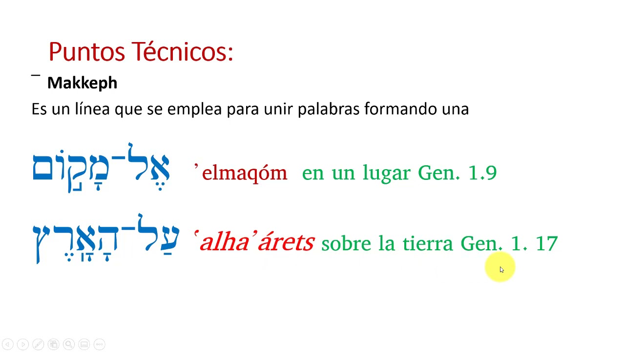 PUNTOS TECNICOS