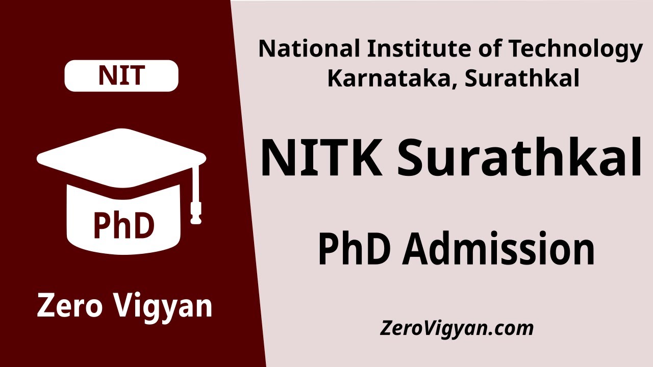 PhD Admission 2023 | NITK Surathkal PhD Admission 2023 | NIT Surathkal | PhD Application @ZeroVigyan