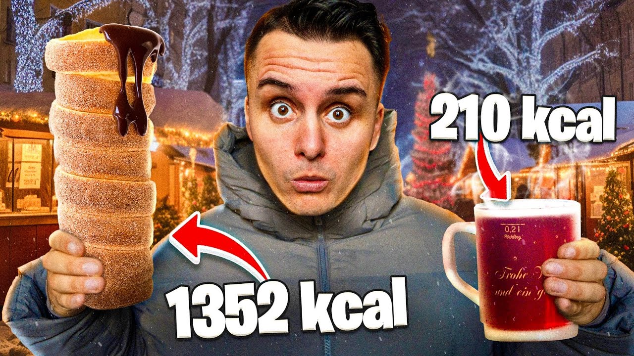 Nur das Essen mit den MEISTEN Kalorien auf Weihnachtsm&auml;rkten essen 😋