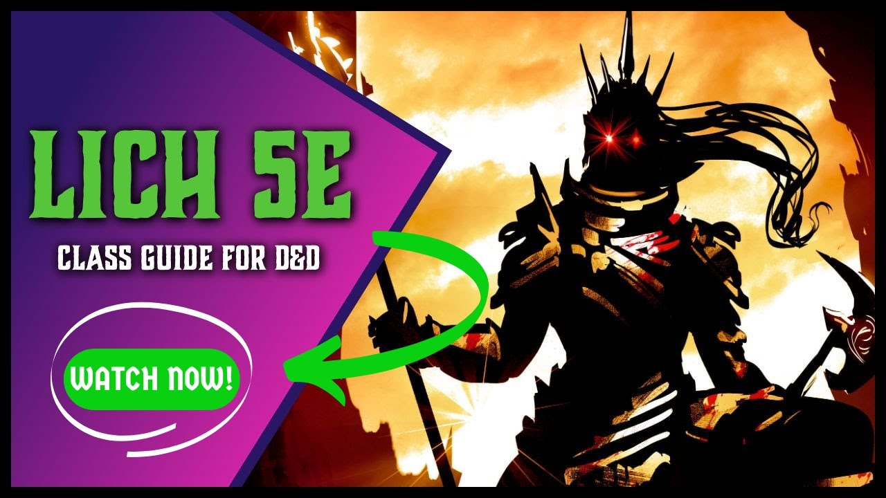 «Лич» 5e — Полное руководство по Dungeons and Dragons