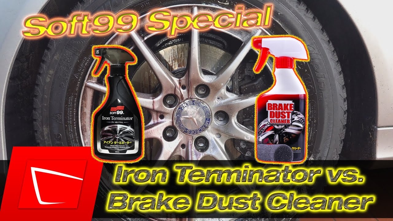 Soft99 Iron Terminator vs. Soft99 Wheel Dust Cleaner - Felgenreiniger Vergleich - Autofelge reinigen