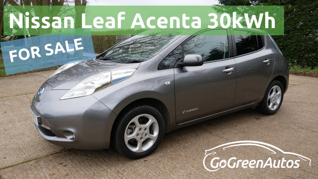 SOLD: 2016 Nissan Leaf Acenta 30kWh with upgraded 6.6kW AC charger