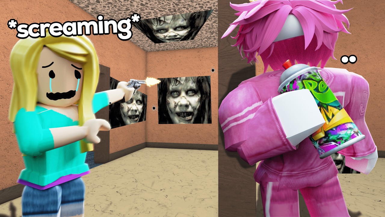 JUMPSCARING PLAYERS WITH SCARY SPRAYS IN MM2...