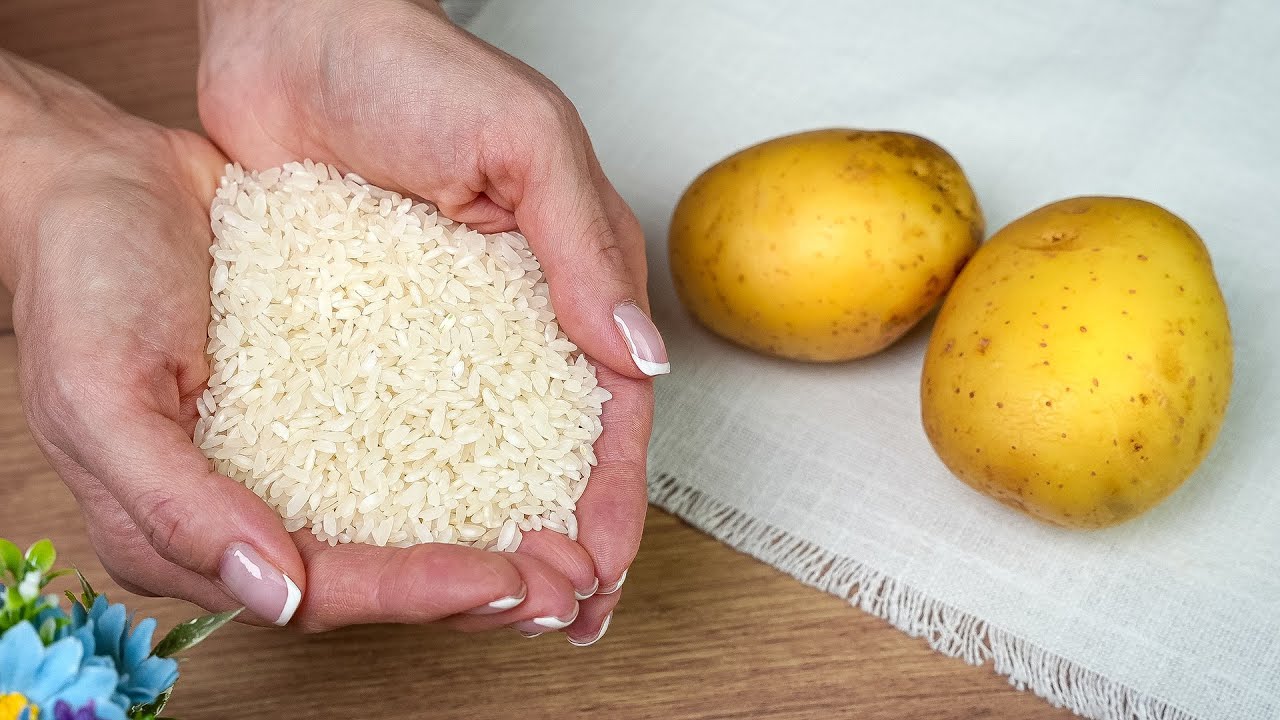 Reis und Kartoffeln! Ich kochte seit 20 Jahren so! Sie sind so lecker! Top Rezept! TOP Rezept