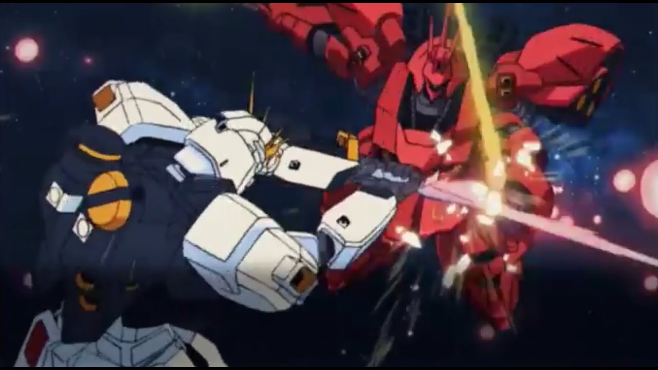 UC Engage Cutscene - Nu Gundam vs. Sazabi