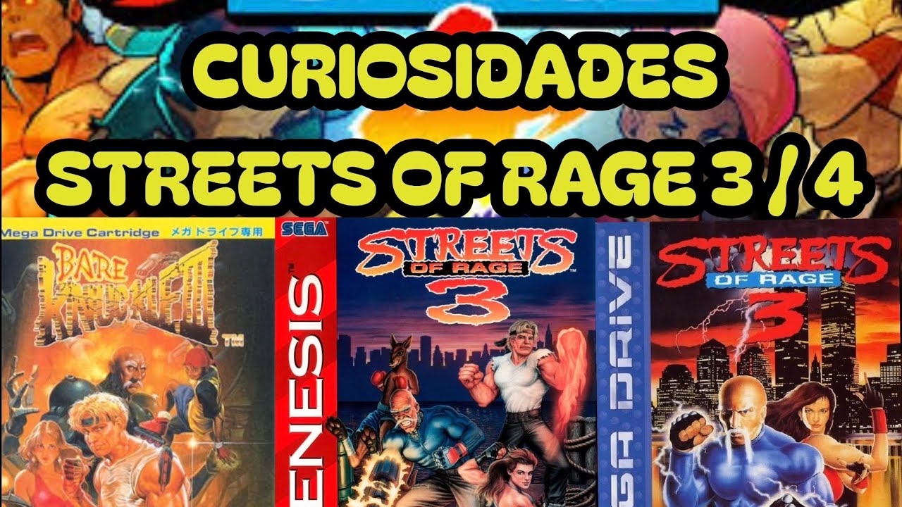 CURIOSIDADES de STREETS OF RAGE 3 y 4