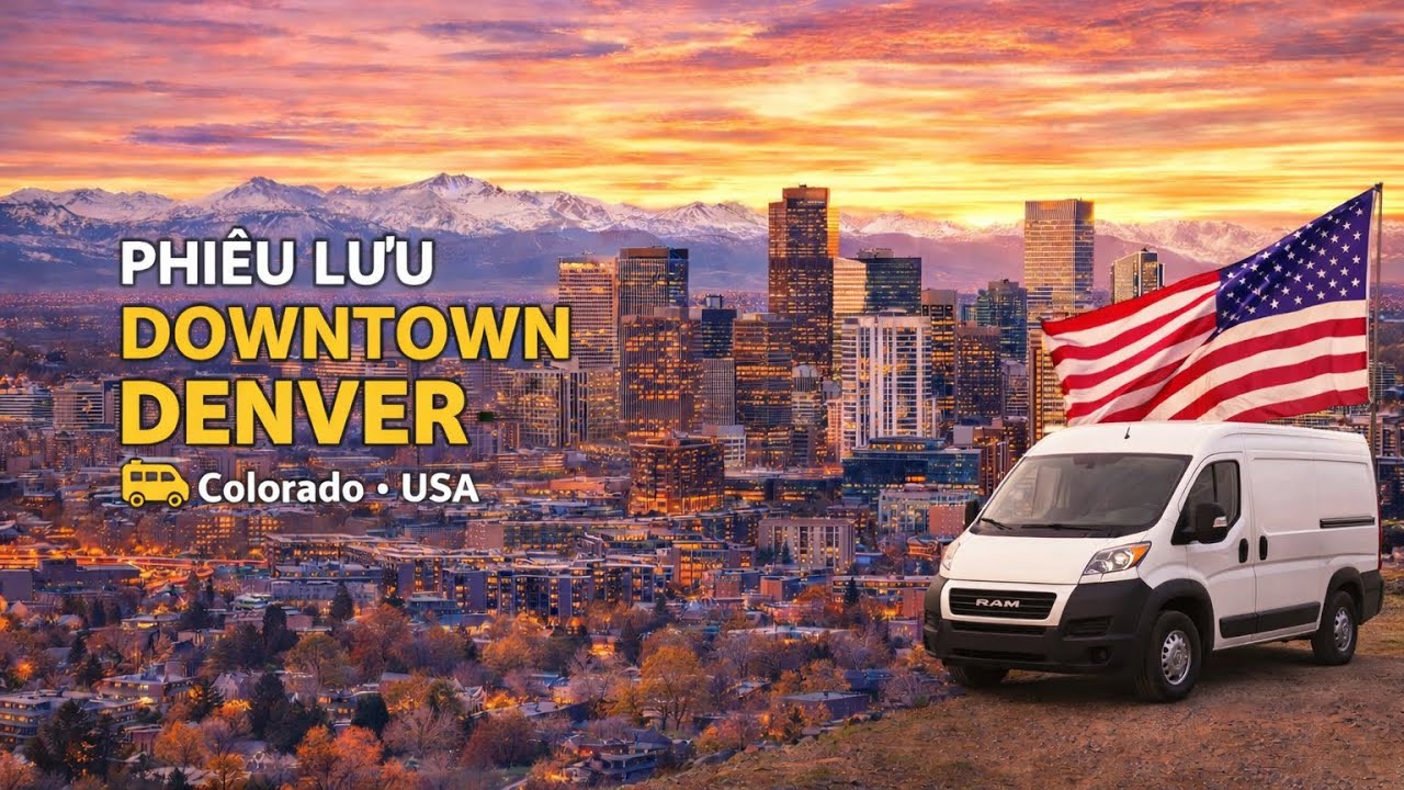 Downtown Denver Ban Ngày | Nhịp Sống Trung Tâm Colorado.