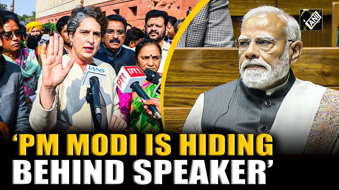 “PM is hiding behind the Speaker…” Priyanka Gandhi slams PM Modi for ‘skipping’ Parliament