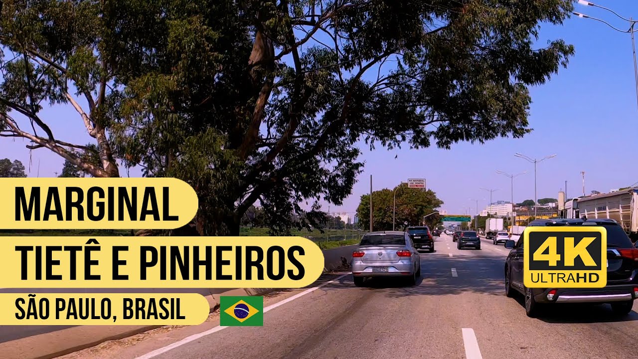 ⁴ᴷ⁶⁰ Dirigindo com fome na Marginal Tietê e Pinheiros, sentido Interlagos.#059