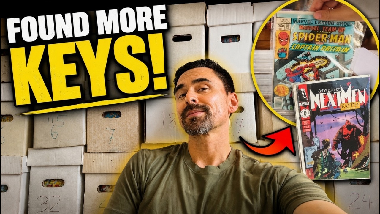 Finding Key Comics In A 30 Year Old Comic Book Collection!
