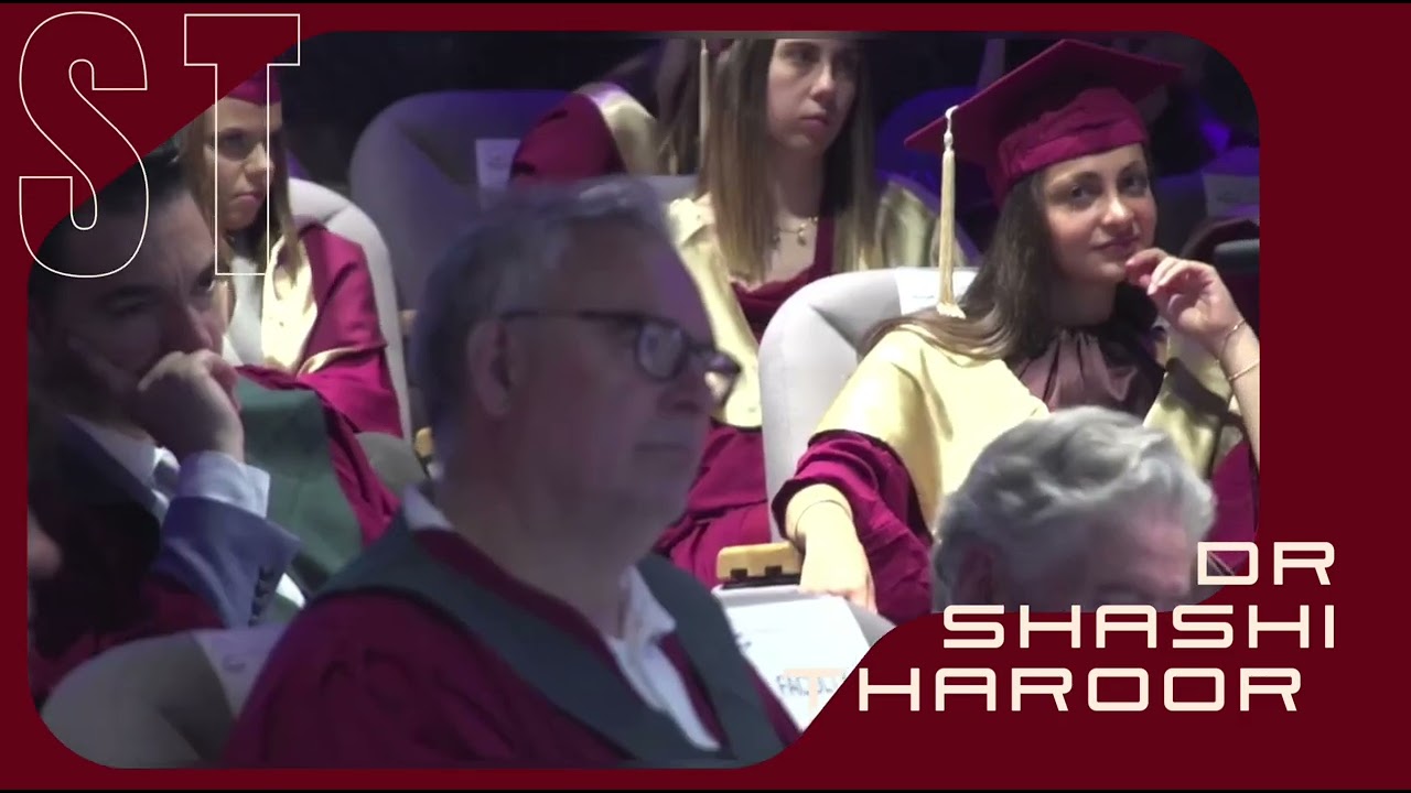 Dr. Shashi Tharoor Honored with Honorary Doctorate at Geneva School of Diplomacy Graduation Ceremony