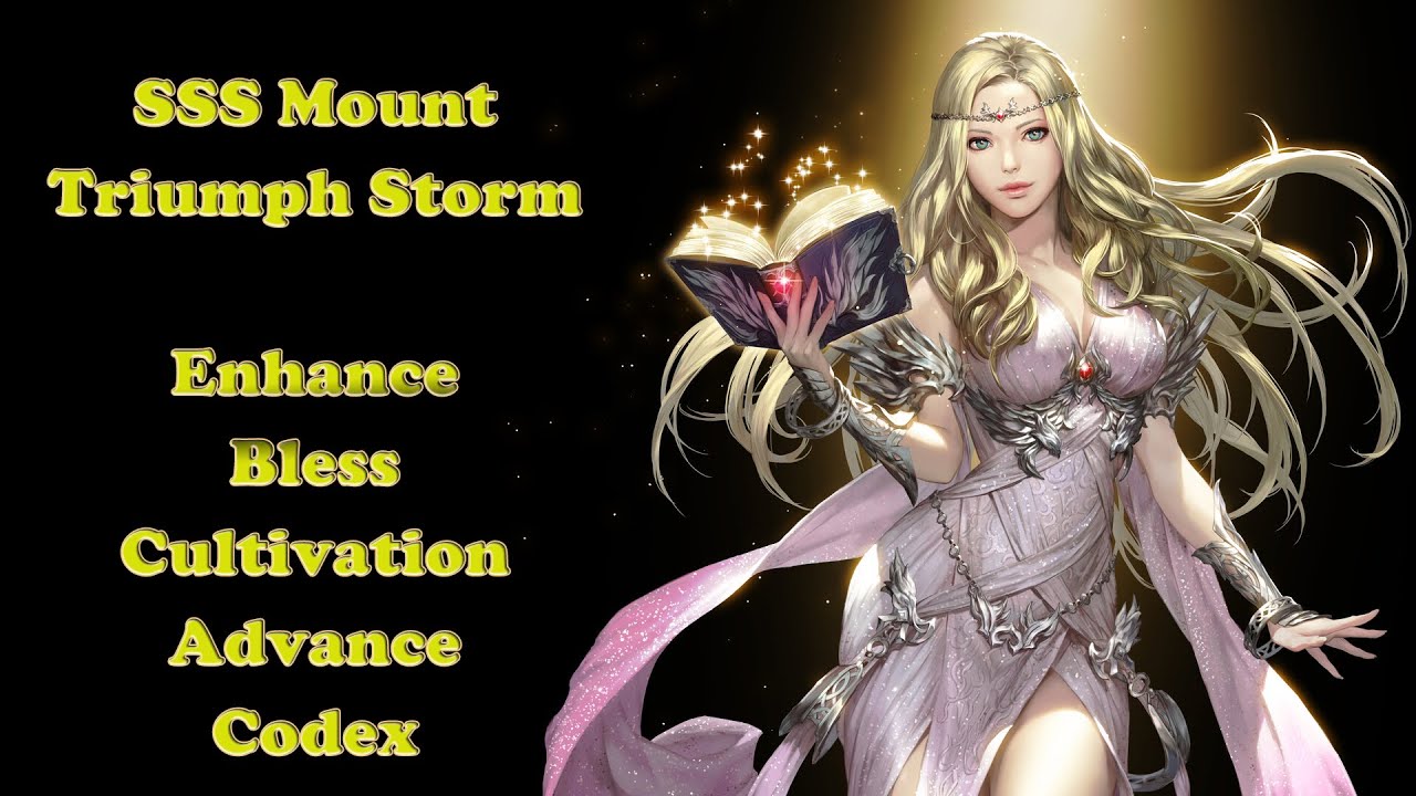 League of Angels - Paradise Land - SSS Mount - Enhance, Bless, Cultivation, Advance and SSS Codex
