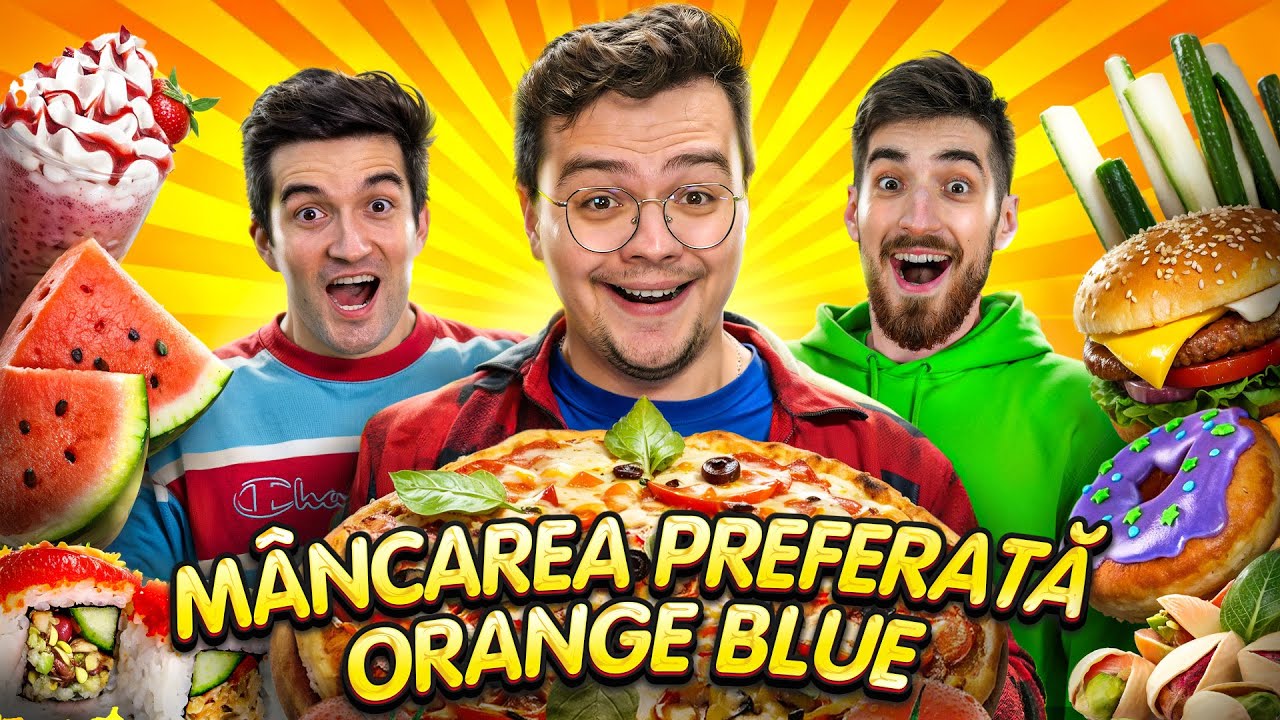 ÎNCERCĂM cu Valeriu Coadă MÂNCAREA PREFERATĂ A MEMBRILOR ORANGE BLUE !!!