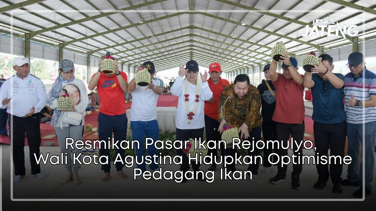 WALI KOTA AGUSTINA HIDUPKAN OPTIMISME PEDAGANG IKAN REJOMULYO #3
