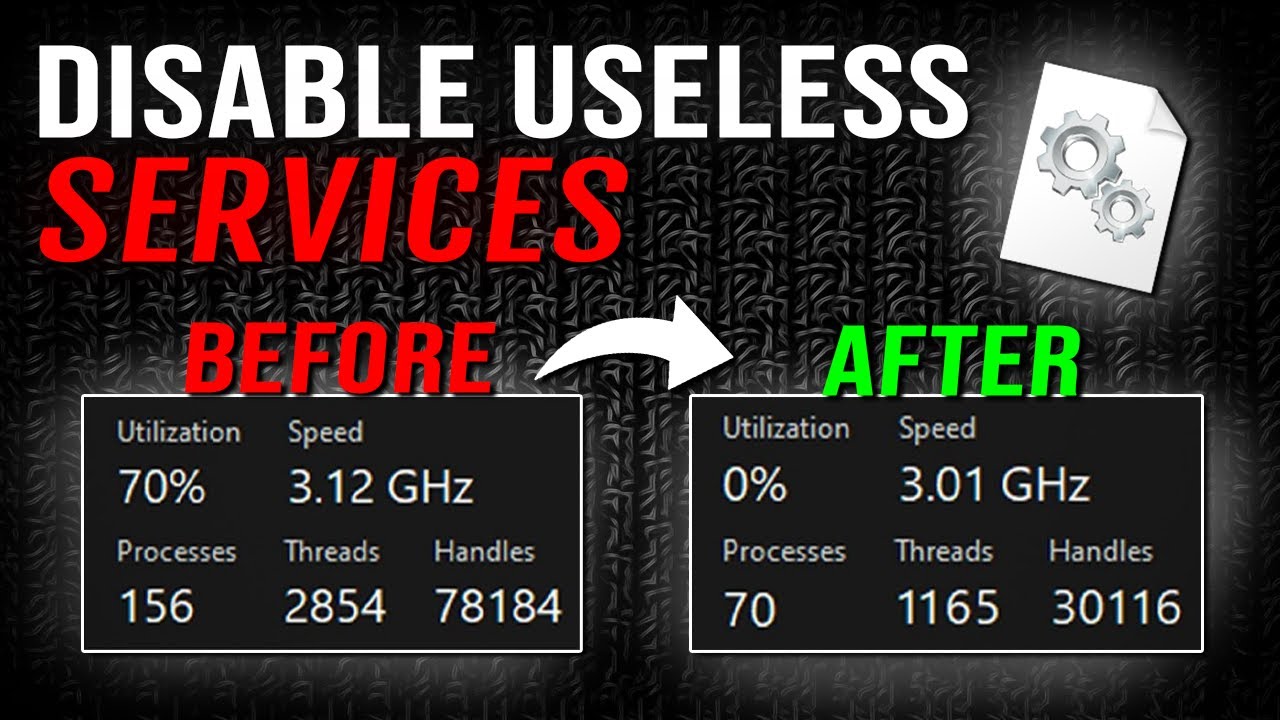Disable UNWANTED PROCESSES on WINDOWS for BETTER GAMING 📈