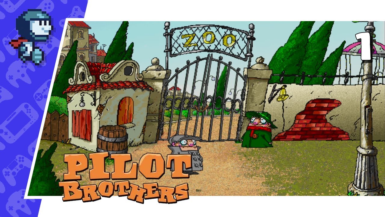 THE ZOO ENTRANCE - Pilot Brothers #1 (Let's Play/PC)