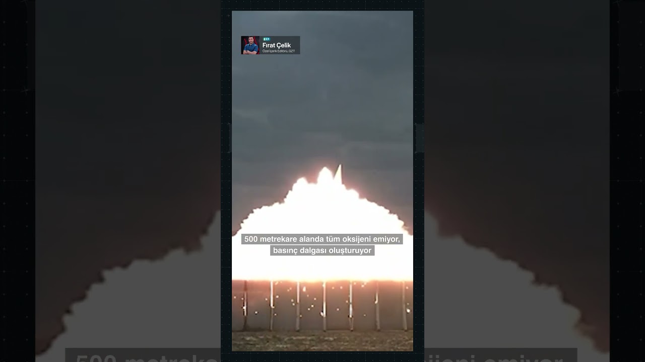 T&uuml;rkiye'nin en g&uuml;&ccedil;l&uuml; bombası tanıtıldı