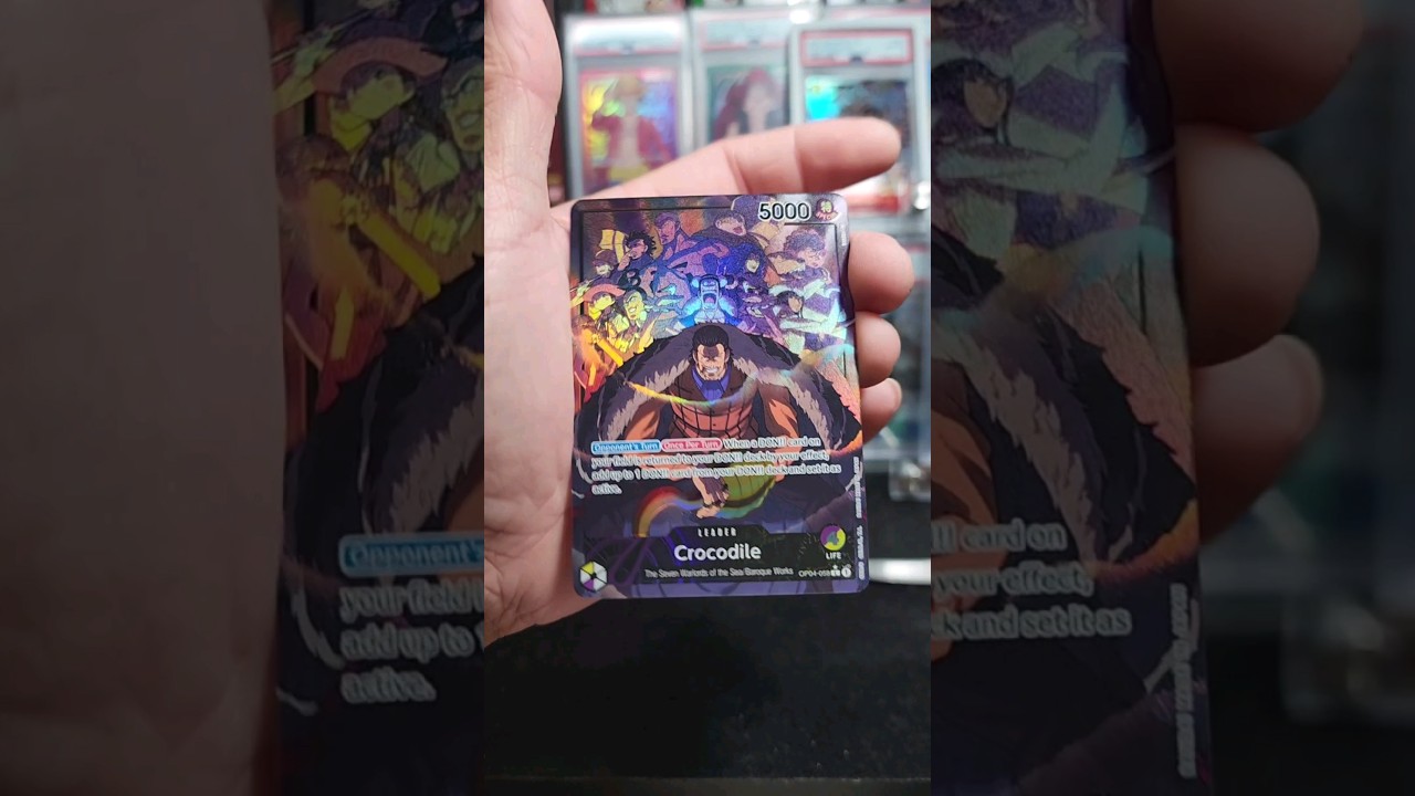 OP-04 Crocodile Leader #onepiececardgame #anime #manga #bandai #packopening #tcg #live #short