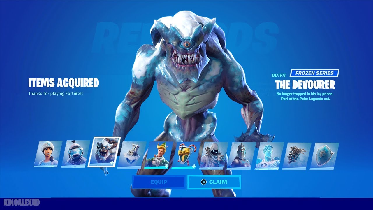 How To Get Polar Legends Pack & Frozen Legends Pack FREE In Fortnite (The Devourer & Codename E.L.F)