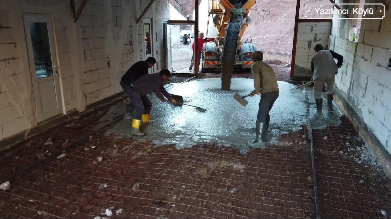 Hazır Beton C25 ile Zemin Uygulaması Yapıyoruz