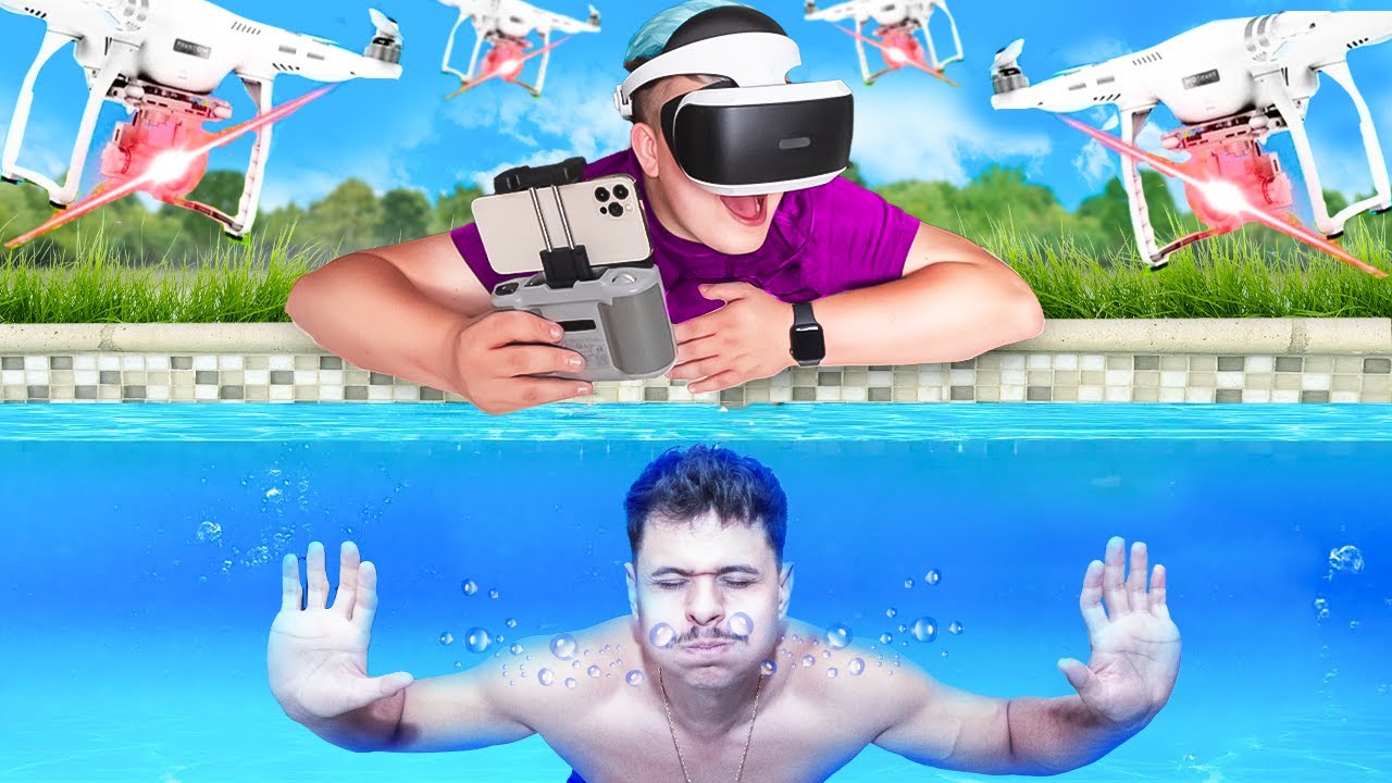 WIELKI CHOWANY DRONAMI NASZEJ EKIPY! *przesada*