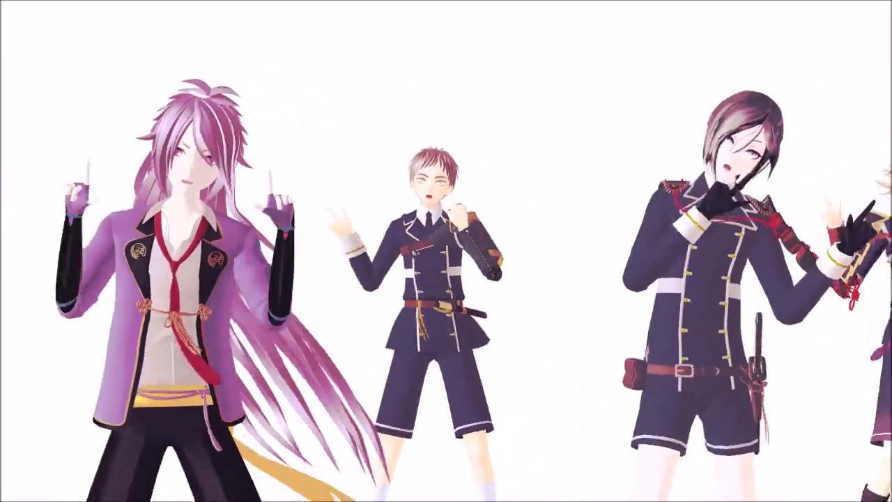 大将組＋不動でチャンバラジョニー【MMD刀剣乱舞】