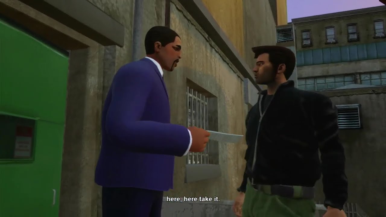 GTA 3 }{ story }{ ep 1