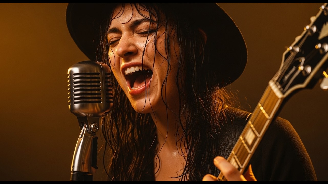 Janis Joplin, Led Zeppelin, SRV Dirty Blues Rock Power Guitar Riffs & Power Emotional Lady Vocals