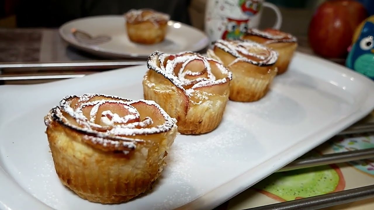 Roselline di Mele - Ricetta Dolce Semplice Veloce e Facile