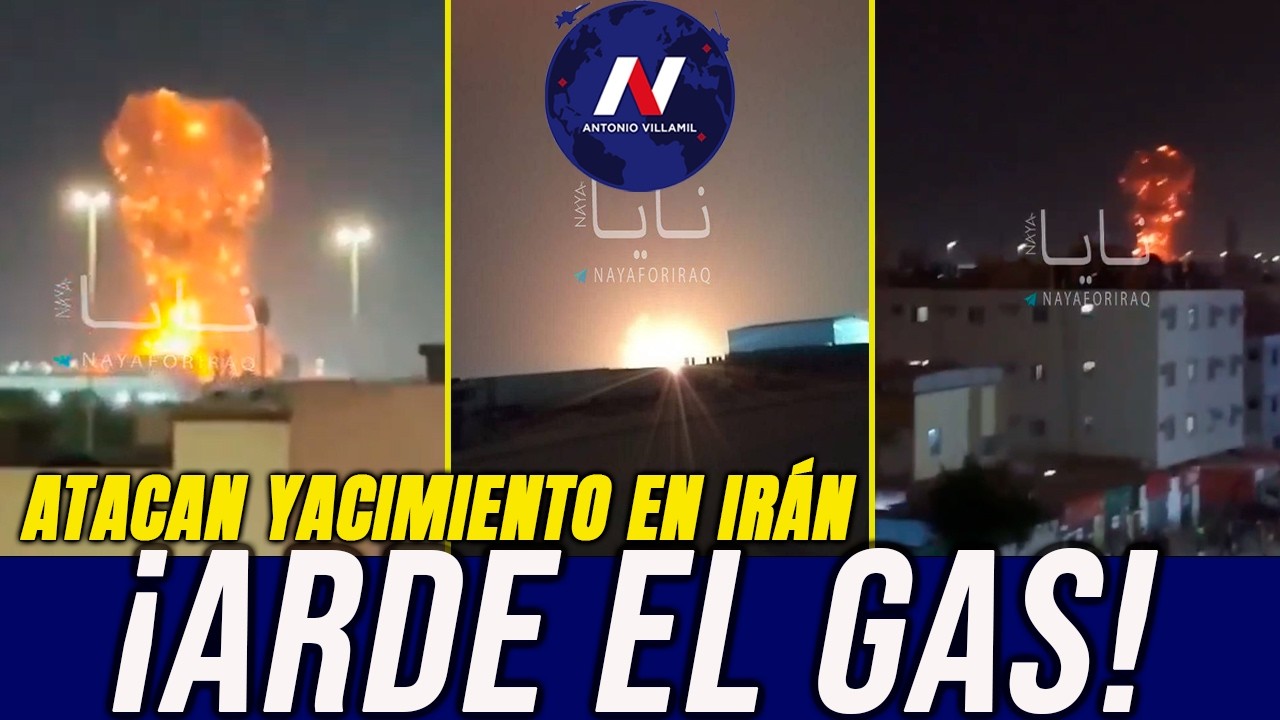 URGENTE ¡Arde todo el gas! Feroz ataque sobre Arabia y Qatar. Irán cobra bombardeo a mega yacimiento