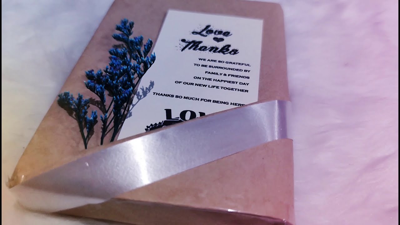 How to wrap a BOOK/ Gift Wrapping/ Easy Gift Wrapping!