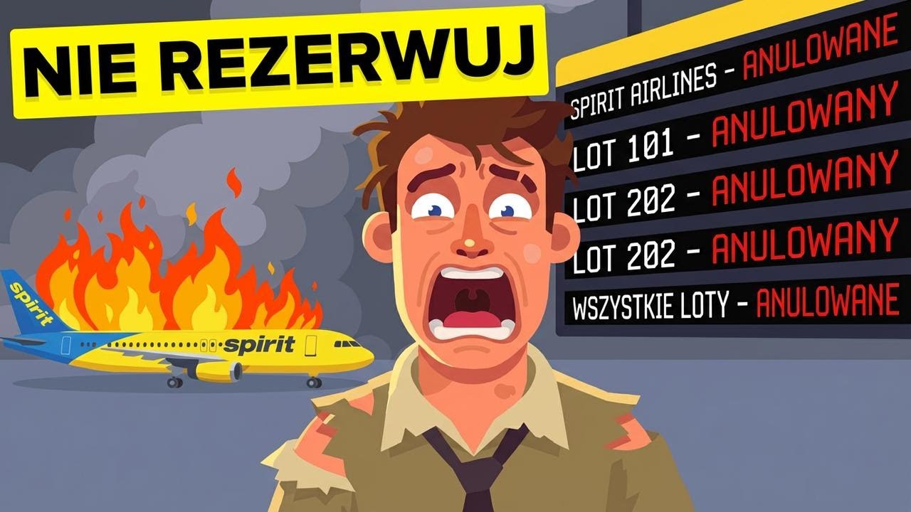 Dlaczego Spirit to najbardziej znienawidzona linia lotnicza?