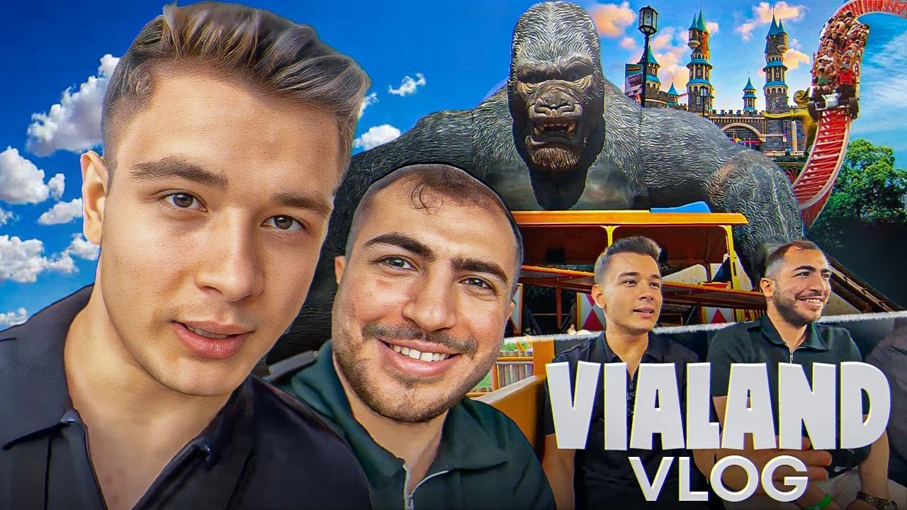 DEV TEMA PARKTAKİ HER ŞEYİ DENEDİK!  | VIALAND VLOG