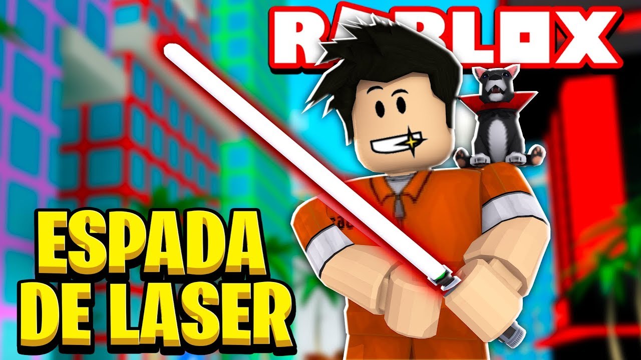 PRISIONEIRO GANHOU UMA ESPADA DE LASER | Roblox - Mad City