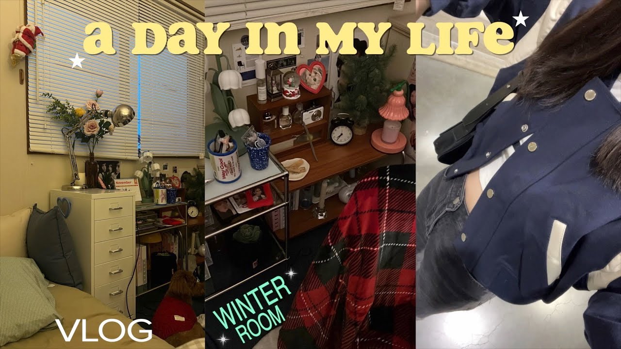 \VLOG/新しいインテリアが沢山届いて部屋を冬仕様に模様替え/SHEIN購入品,アップデートされていく部屋＿PLAZAHAUL