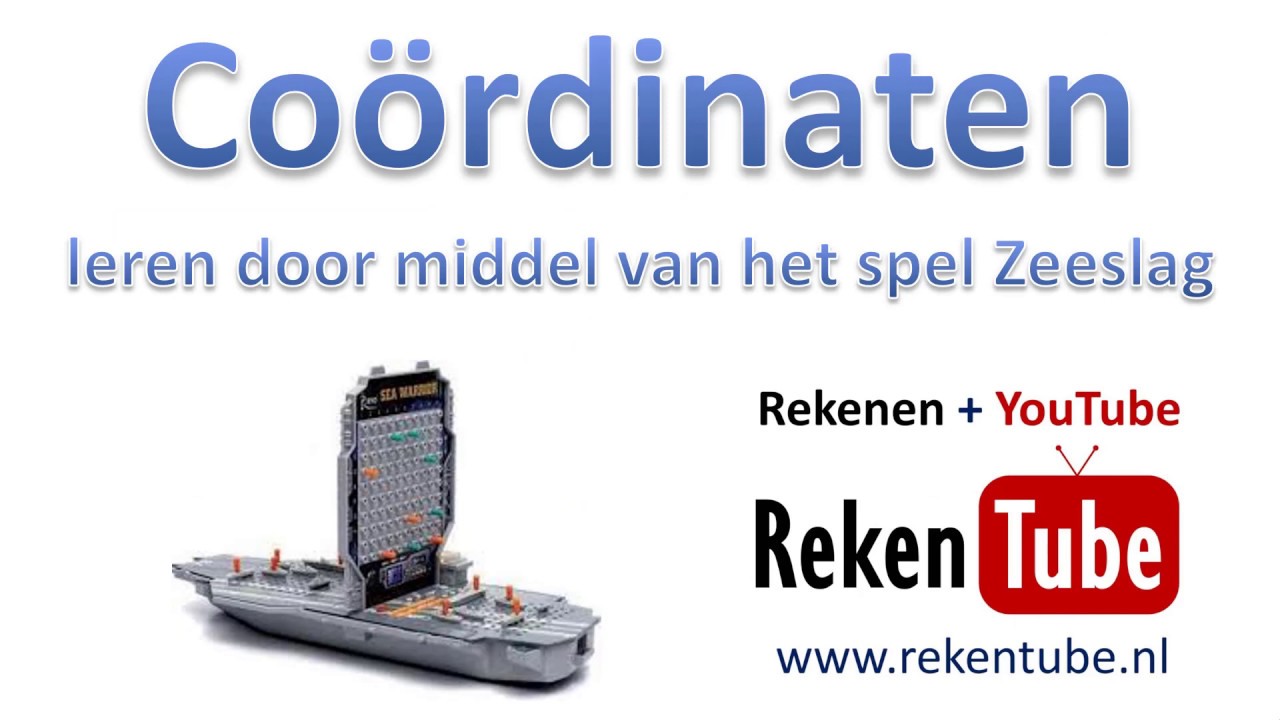 Co&ouml;rdinaten leren met Zeeslag