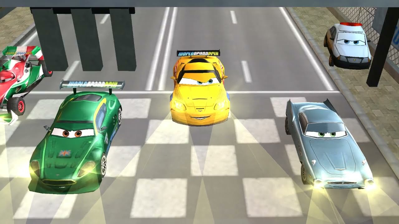 Cars 2 PSP - Nigel Gearsley Gameplay.