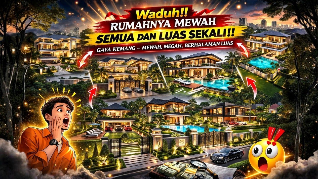 Keliling di perumahan mewah dikemang