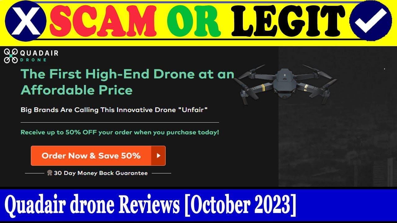 Quadair drone Reviews(Oct 2023)- Is This A Legit Or A Fake Product? Find Out! | Scam Inspecter