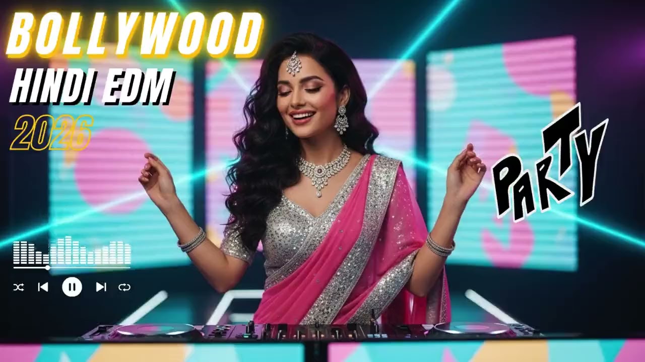 Hindi Cafe Chill Remix  Soft Bollywood EDM for Relax & Study Time