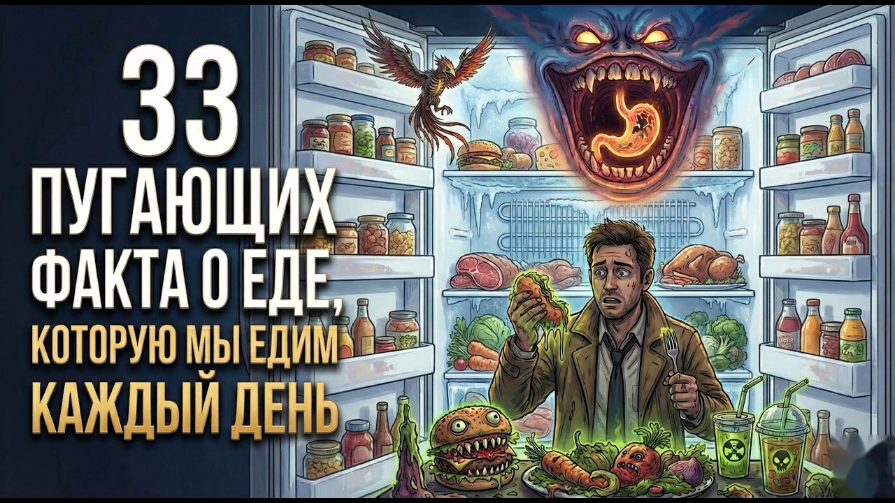 33 пугающих факта о еде, которую мы едим каждый день
