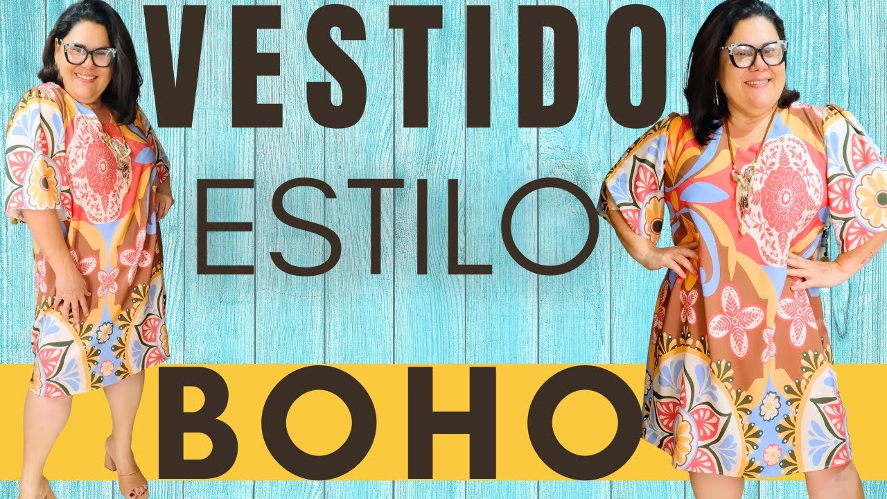 IMPERDÍVEL PASSO A PASSO COMPLETO, PRÁTICO E FÁCIL DE FAZER UM VESTIDO BOHO EU VOU TE ENSINAR