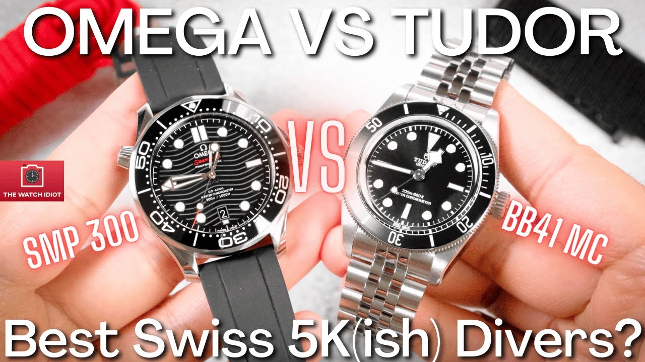Which Is The Best Sub $5000 Swiss Diver? Omega Seamaster 300M VS Tudor Black Bay 41 Monochrome