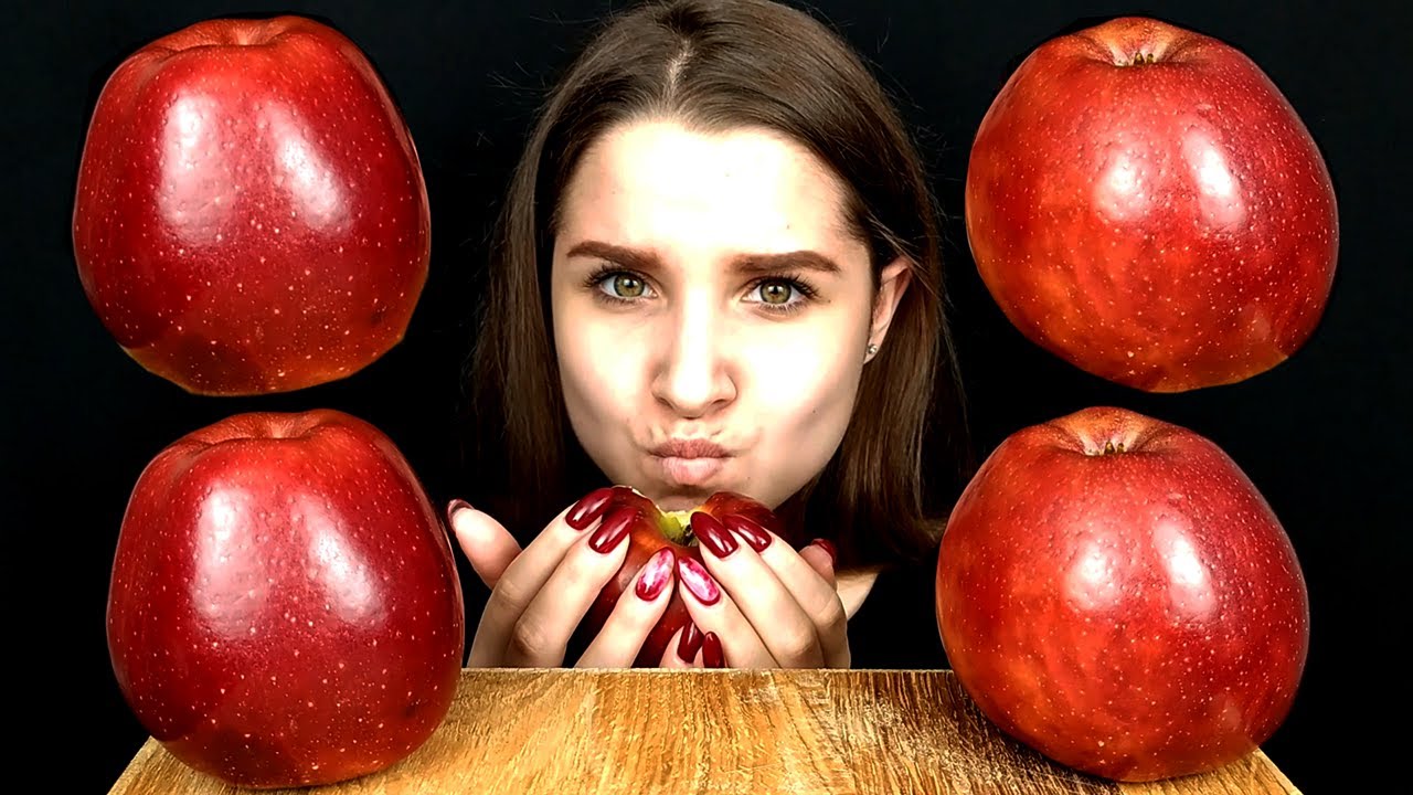ASMR APPLE EATING MUKBANG (No Talking) EATING SOUNDS | Tasty ASMR