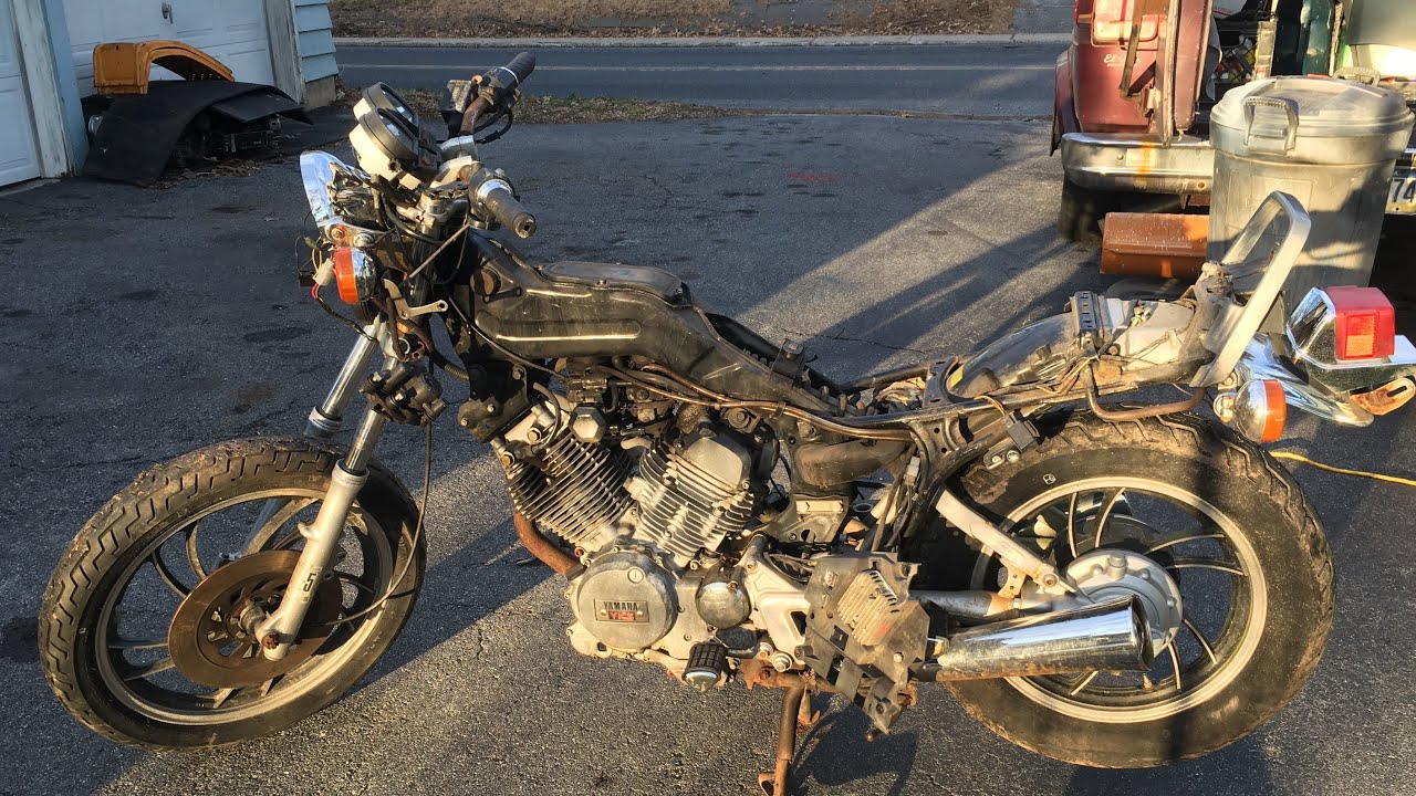 Yamaha Virago 500 1983 года во всей красе — разборка, конструктивные особенности, схожие с XV535 ...