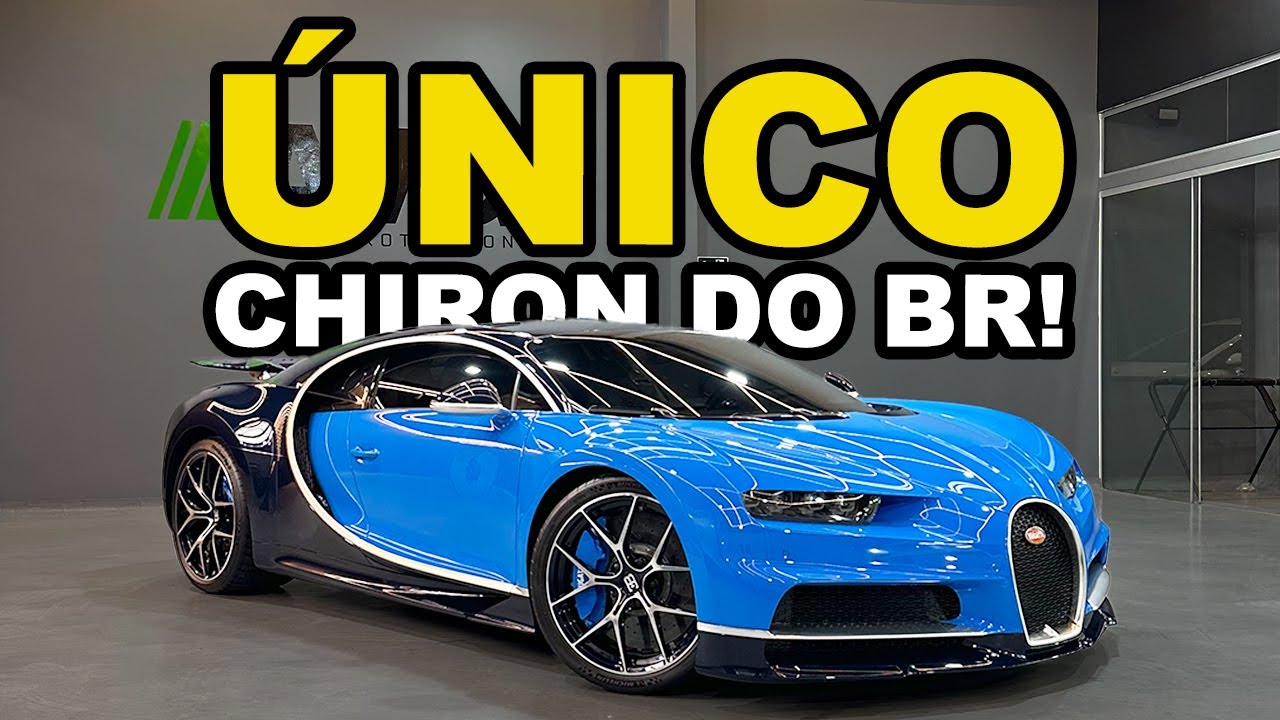 O ÚNICO BUGATTI CHIRON do BRASIL!