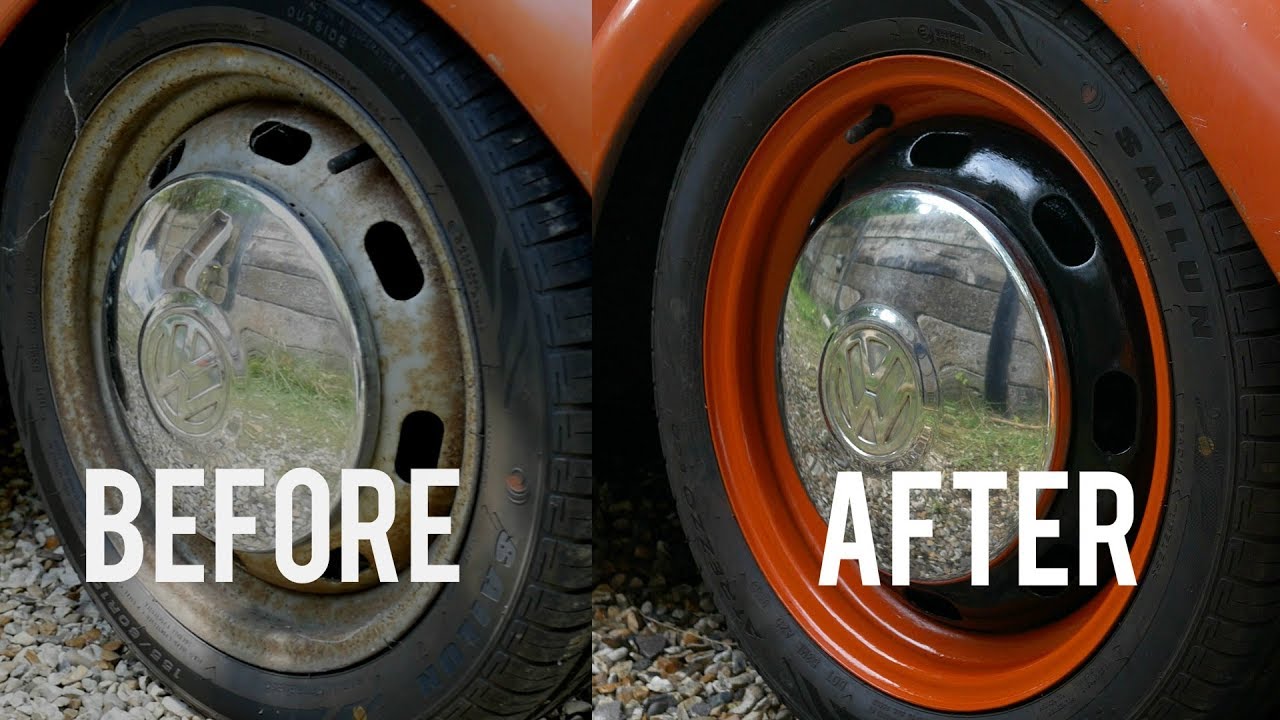 How I Painted My Custom Bug Wheels | VW Beetle Vlog | EP3